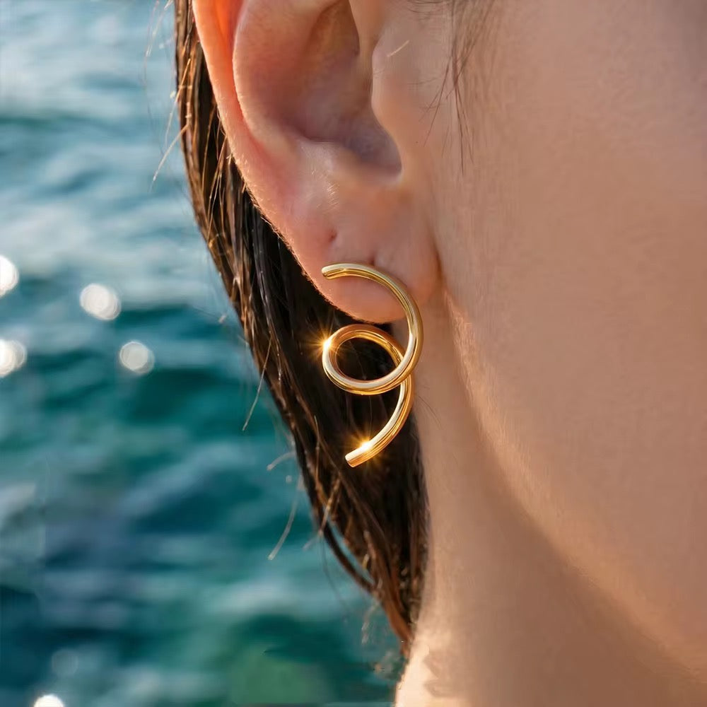 Boucles Ondine portées