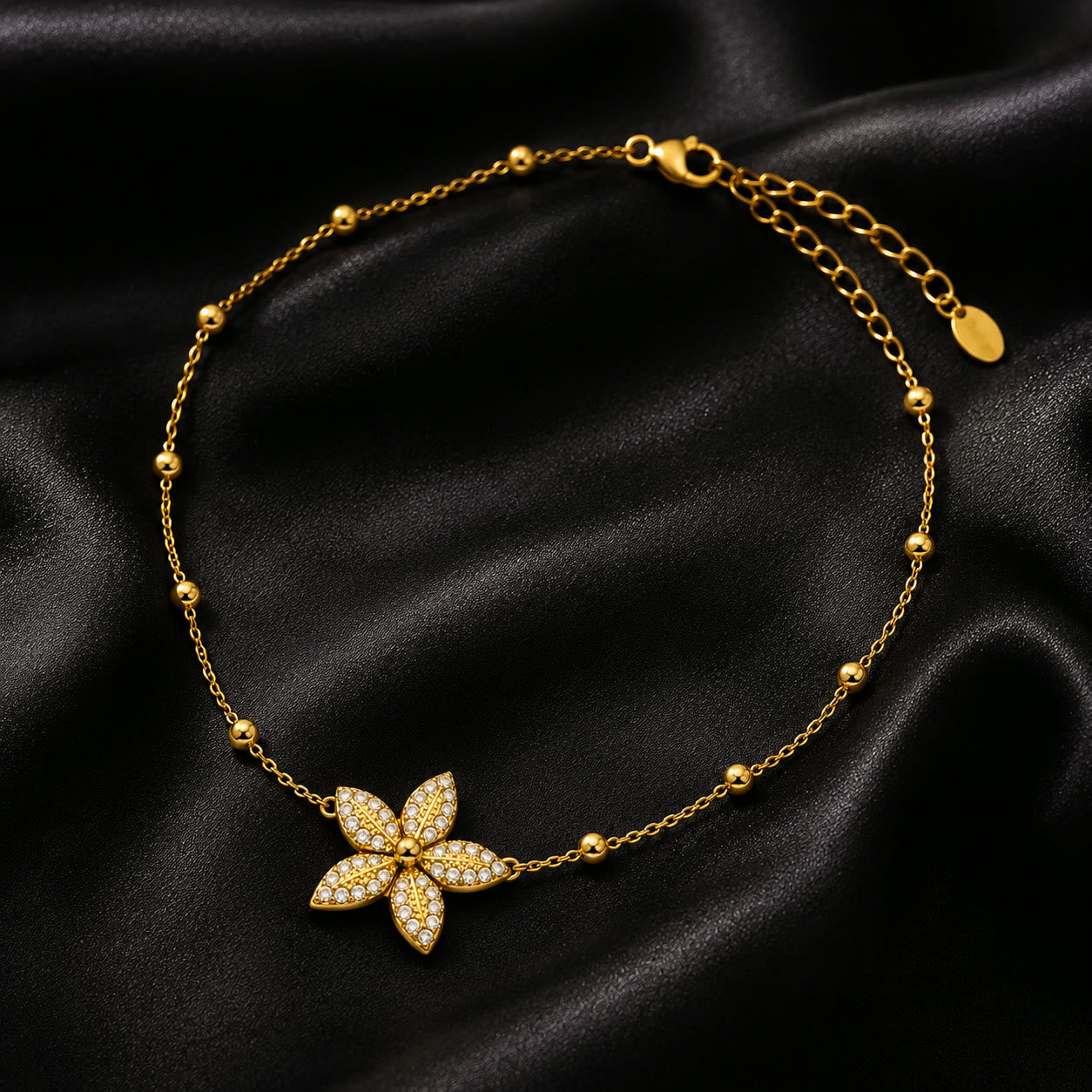 Bracelet fleur détail