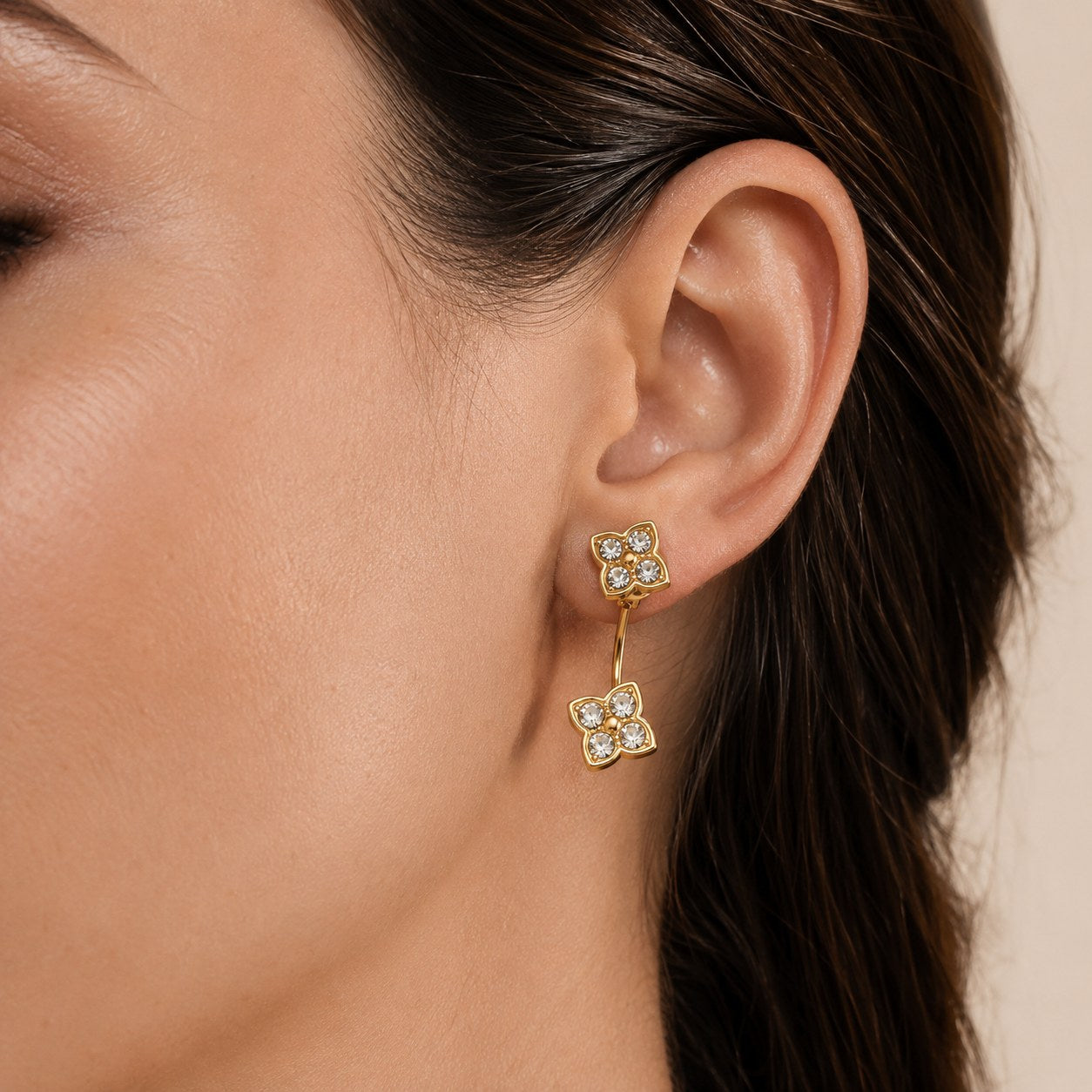 Boucles Fiora portées