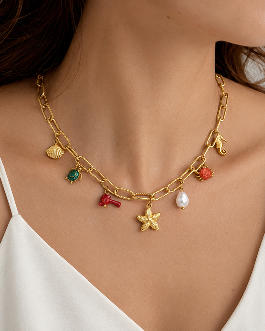 Collier Sirena porté