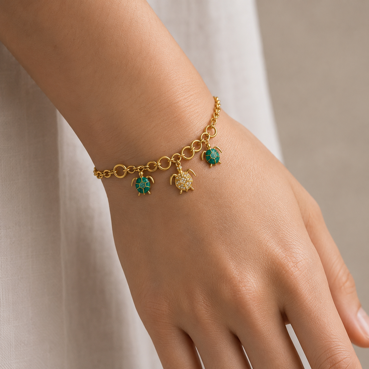 Bracelet Ocean Glow porté