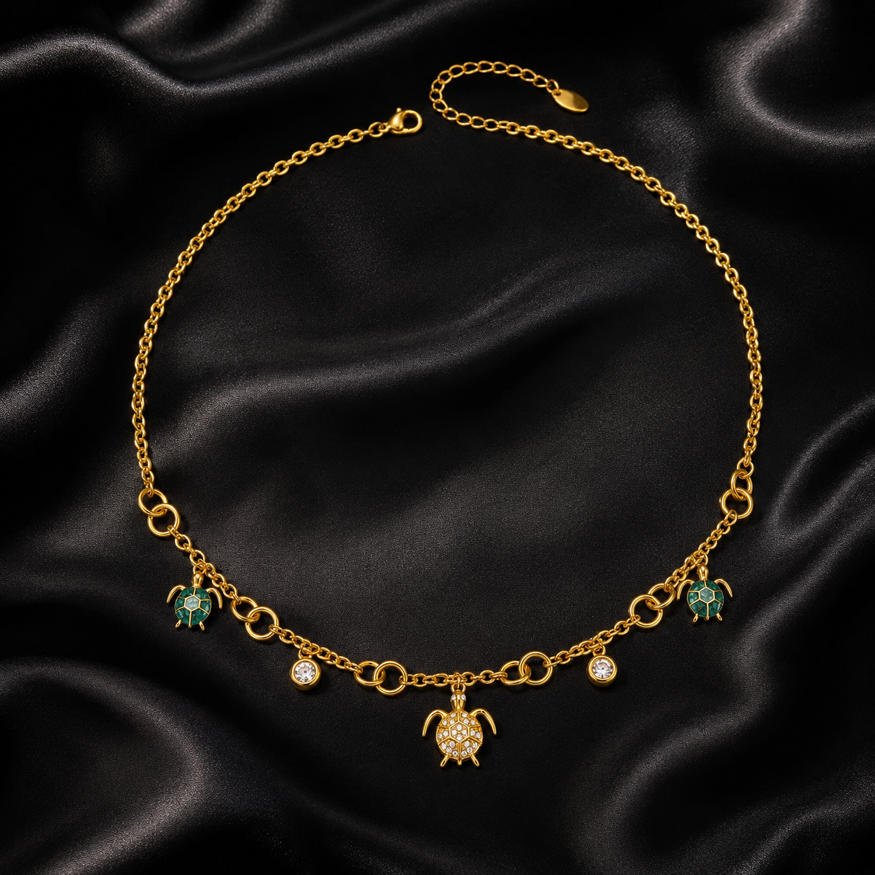 Collier Ocean Glow à plat