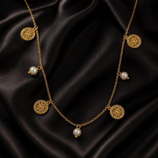 Ensemble Soléa blanc collier